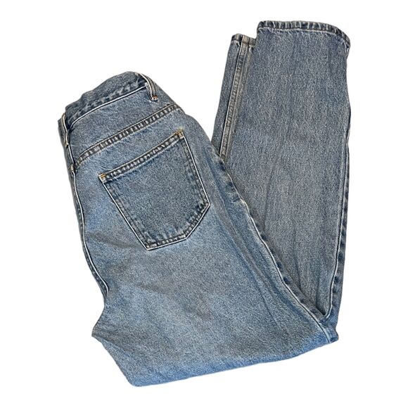 Vintage Women's Denim & Company High Rise Mom Jeans Light Wash Size 12 - Picture 4 of 5